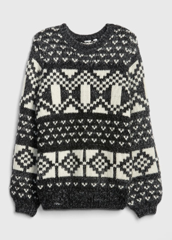 Черный зимний свитер джемпер Gap