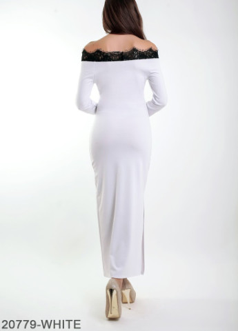 Білий кежуал жіноче плаття подіум viola Podium однотонна