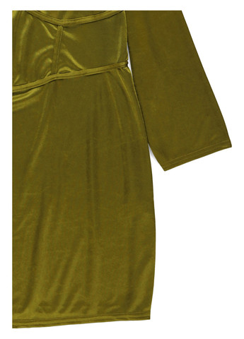 Оливкова кежуал сукня а-силует PrettyLittleThing однотонна