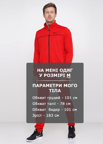 Красный демисезонный костюм (толстовка, брюки) брючный Nike M Nk Rivalry Tracksuit