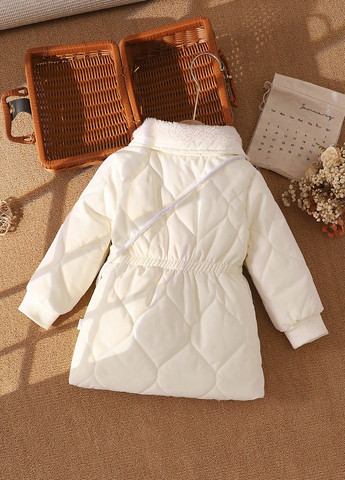 Молочне демісезонне Пальто однобортне SHEIN