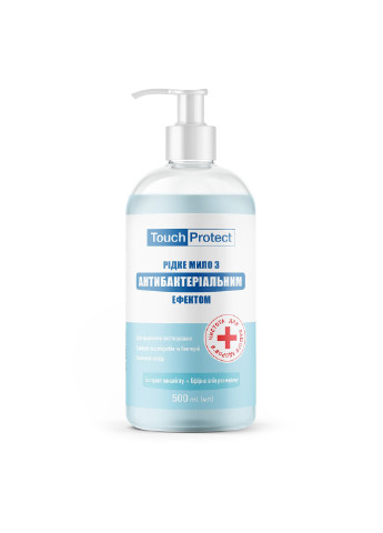 Жидкое мыло с антибактериальным эффектом Эвкалипт-Розмарин 500 мл Touch Protect (251847774)