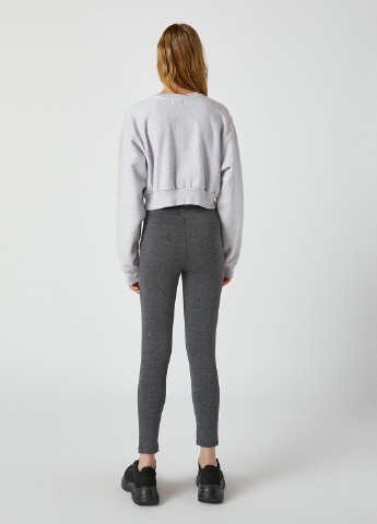 Темно-серые демисезонные леггинсы Pull & Bear