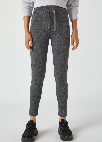 Темно-серые демисезонные леггинсы Pull & Bear