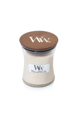 Ароматична свічка з ароматом чистої ванілі Mini Vanilla Bean 85 г WoodWick (227514053)