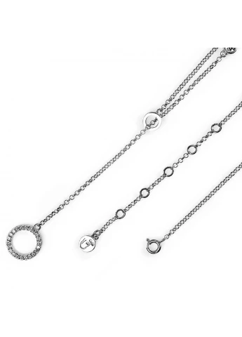Срібне кольє з каменями Swarovski Венера UMAX (240128525)