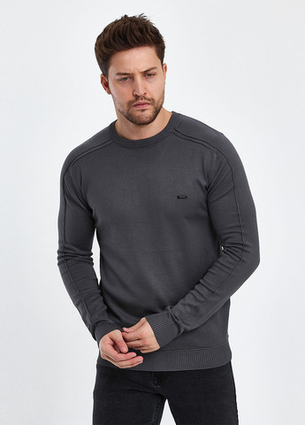 Сірий демісезонний светр джемпер Trend Collection