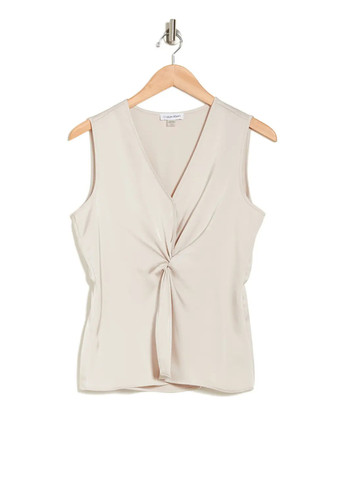 Бежевая блуза Calvin Klein