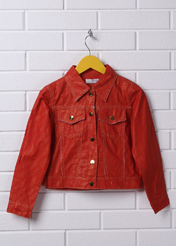 Оранжево-красная демисезонная куртка Colabear