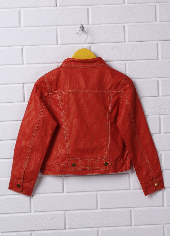 Оранжево-красная демисезонная куртка Colabear