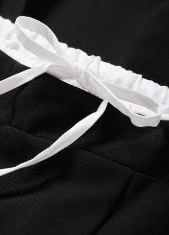 Черная кэжуал однотонная юбка C&A а-силуэта (трапеция), плиссе