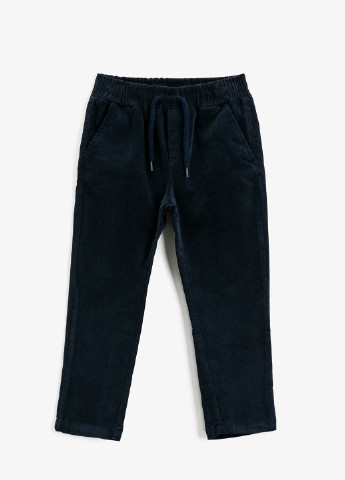 Темно-синие кэжуал демисезонные брюки KOTON