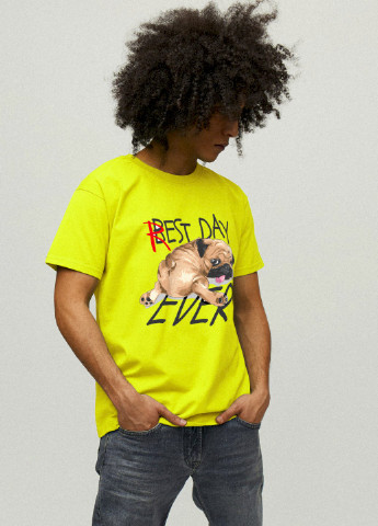 Жовта футболка чоловіча YAPPI