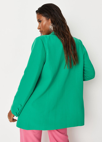 Зеленый женский жакет Missguided однотонный - демисезонный