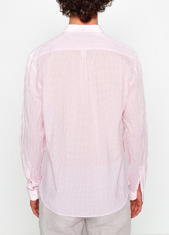 Светло-розовая кэжуал рубашка в клетку KOTON