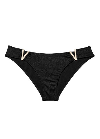 Черный летний купальник (лиф, трусы) бикини, раздельный Victoria's Secret