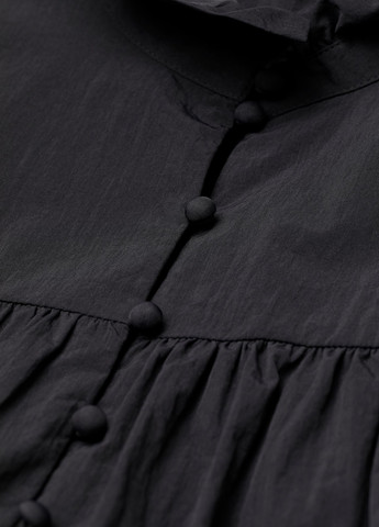 Чорна кежуал сукня оверсайз H&M однотонна