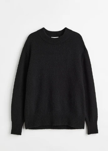Чорний демісезонний светр H&M