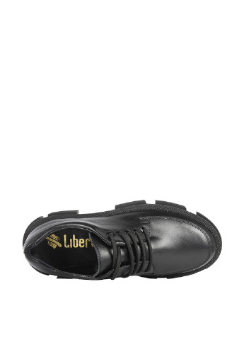Туфлі Libero однотонні чорні кежуали