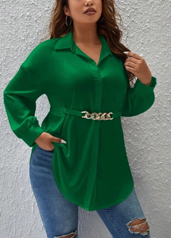 Зелена блуза SHEIN