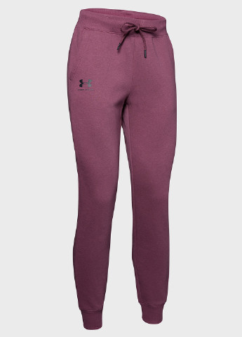Фиолетовые спортивные демисезонные зауженные брюки Under Armour