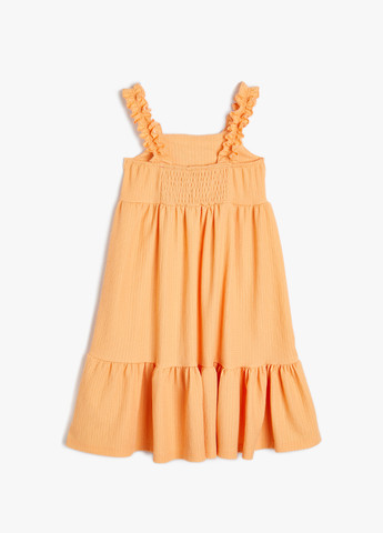 Светло-оранжевое платье KOTON (329698297)