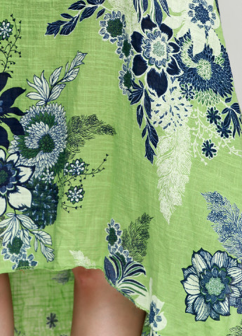 Зелена кежуал сукня оверсайз Italy Moda з квітковим принтом