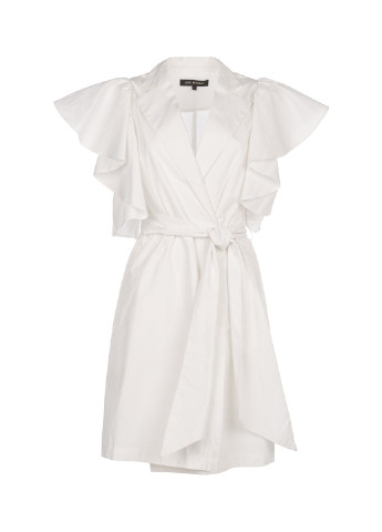 Белое кэжуал платье на запах LOVE REPUBLIC
