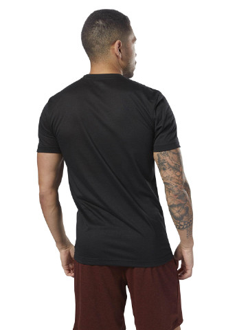 Черная футболка с коротким рукавом Reebok