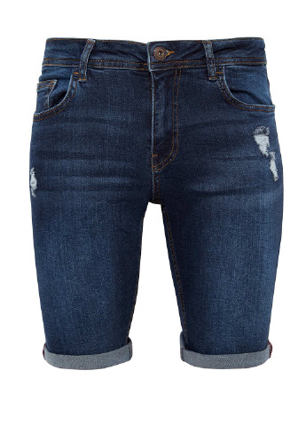 Шорты DeFacto синие джинсовые хлопок