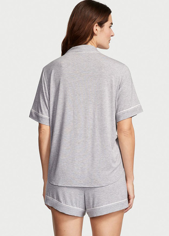 Сіра всесезон піжама (сорочка, шорти) сорочка + шорти Victoria's Secret