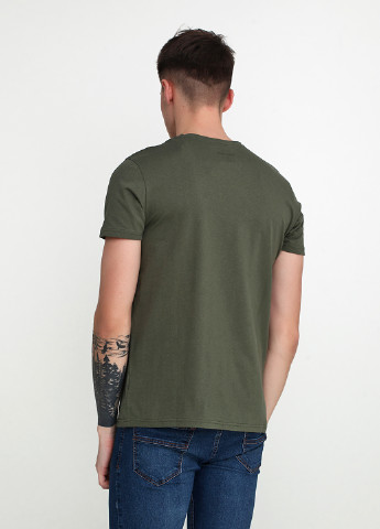 Оливково-зеленая летняя футболка KOTON