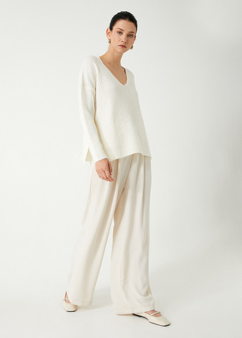 Молочный демисезонный пуловер пуловер KOTON