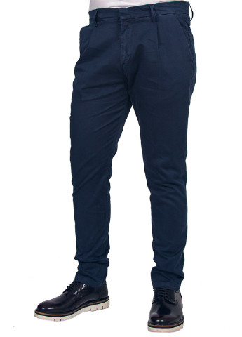 Синие кэжуал демисезонные брюки Antony Morato