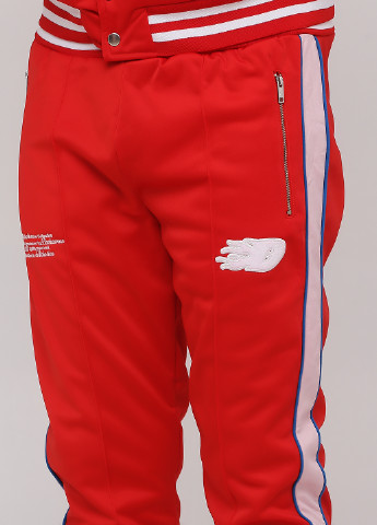 Красный демисезонный костюм (бомбер, брюки) брючный Boohoo