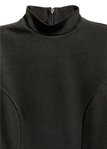 Черное кэжуал платье годе H&M однотонное