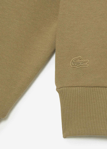 Светло-коричневый свитшот Lacoste логотип нашивки (298072813)