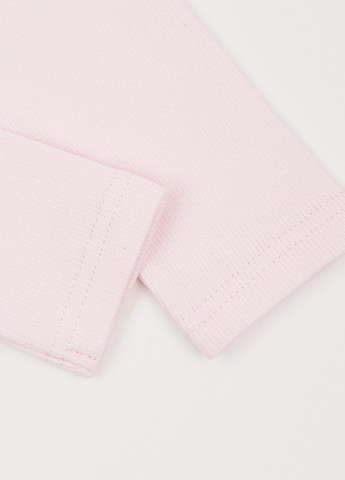 Рожевий демісезонний комплект (лонгслів, легінси, пов'язка) Фламинго