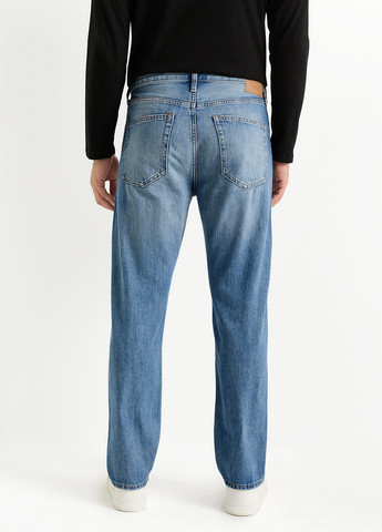 Синие демисезонные прямые джинсы C&A