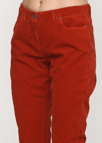 Оранжевые кэжуал демисезонные прямые брюки Cyrillus