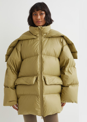 Оливковая (хаки) куртка H&M