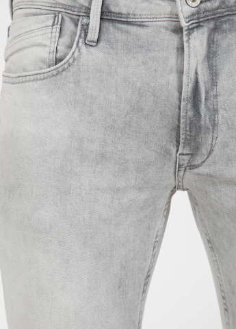 Серые демисезонные прямые джинсы Pepe Jeans