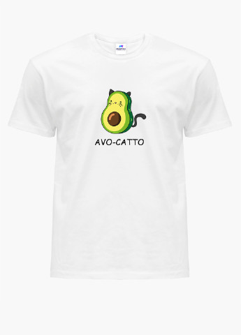Белая демисезонная футболка детская авокадо (avocado)(9224-1372) MobiPrint