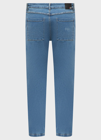 Синие демисезонные регюлар фит джинсы Denim Project