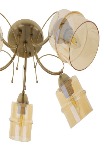 Люстра на 5 лампочек LK-722S/5 E27 AB Brille (242444922)