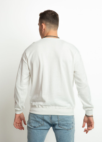 Белый свитшот Time of Style однотонный без декора (306717180)