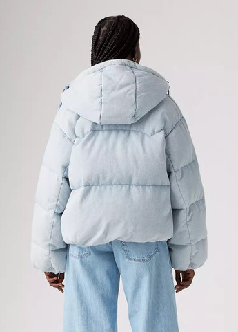 Світло-блакитний зимній Пуховик Levi's