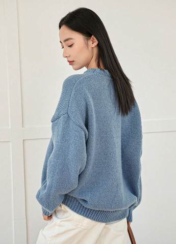 Синий демисезонный джемпер джемпер SHEIN