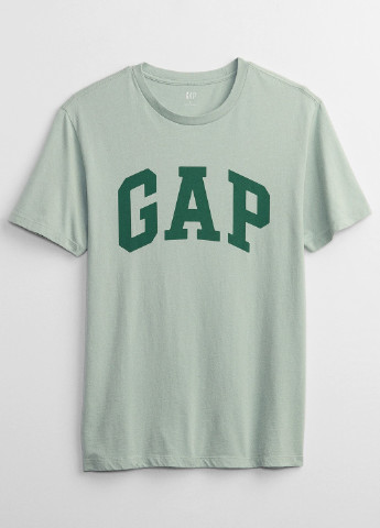Мятная летняя футболка Gap