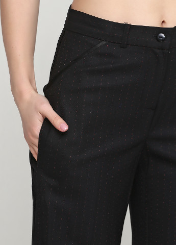 Черные кэжуал демисезонные клеш брюки Andre Tan